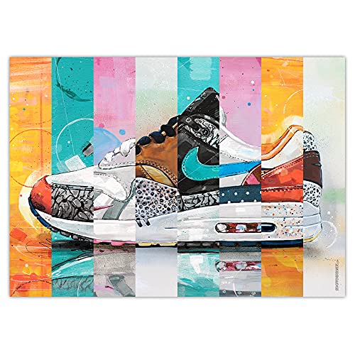 Poster Air Max 1 Parra Atm0s, 50 x 70 cm, ungerahmt von JosHoppenbrouwers