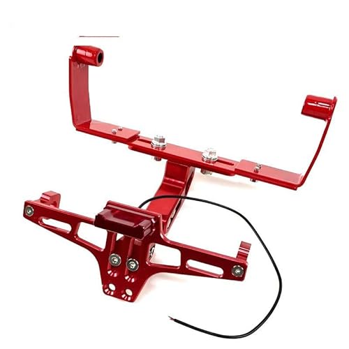 JosbY Für Fit Italjet Dragster 200 / 250i / 125/400 Kennzeichenhalter Blinkerhalter Kennzeichenleuchte Für Italjet Dragster Kennzeichen des Registranten (Farbe : 1.) von JosbY