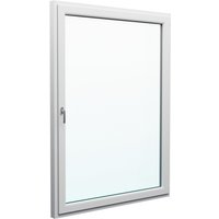 Josef Meeth Fenster und Türen Energiespar-Fenster »76/3 «, 90 x 110 cm (BxH), Dreh-Kipp, DIN rechts - silberfarben von Josef Meeth Fenster und Türen