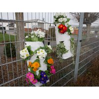 Pflanzbeutel/ Blumenampel Echtes Upcycling Einer Alten Mesh Plane Super Robust Pflanzbeutel/ Blumenampel Echtes Upcycling Einer Alten Mesh Plane Super Robust von JosefsHandarbeit