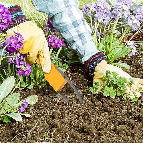 Joselin 2 Stück Garten-Handschlaufen-Jäter-Werkzeug, Handring-Jäterwerkzeug für Rasenaufsätze, Gemüsegarten, Tragbarer Reinigungszugang von Joselin