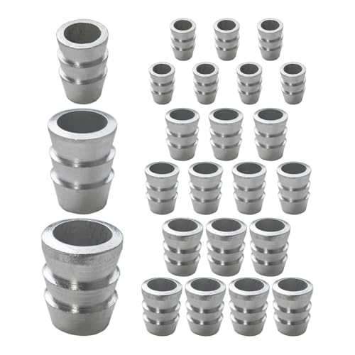 Joselin 21 PCs Verlängerte Runde -Keilsicherheit Metall Hammergriff Keile Stahl, 0,55/0,63/0,71) Metall von Joselin