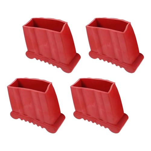 Joselin 4er-Set, Rutschfeste Leiterfüße, Rutschfeste Gummimatte für Klappleitern, Rutschfeste Gummi-Beinpolster, Leiterbeinschutz, für - und Teleskopleitern. von Joselin