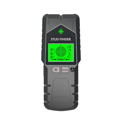 Joselin Bolzenfinder-Wandscanner, 6-In-1-Bolzendetektor, Physischer Nagelfinder-Wanddetektor für, Metall und Wechselstromkabel, Schwarz von Joselin
