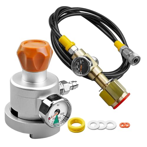 Joselin CO2 -Adapter für Soda -Füllungen mit, Zubehör und Schnelldruckmesser für Soda -Macher Joselin CO2 -Adapter für Soda -Füllungen mit, Zubehör und Schnelldruckmesser für Soda -Macher von Joselin