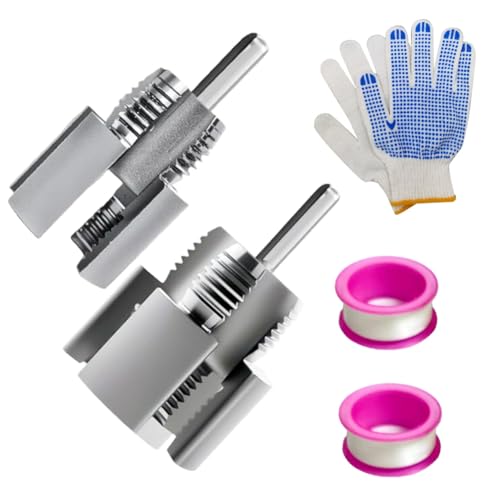 Joselin Integrierter Interner und Externe Rohrgewinde -Werkzeug 1/2 '' 3/4 '', Bohrer Kompatibler PVC & Plastic Pipe Threader Kit für Zuhause Joselin Integrierter Interner und Externe Rohrgewinde -Werkzeug 1/2 '' 3/4 '', Bohrer Kompatibler PVC & Plastic Pipe Threader Kit für Zuhause von Joselin