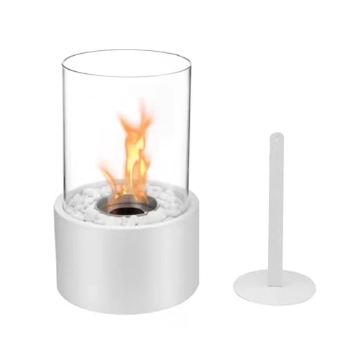 Joselin Kleine Tisch-Feuerschale, Tragbarer Mini-Tisch-Alkoholkamin für Den Innenbereich, Rauchfrei, Sauber, Einfache Installation von Joselin