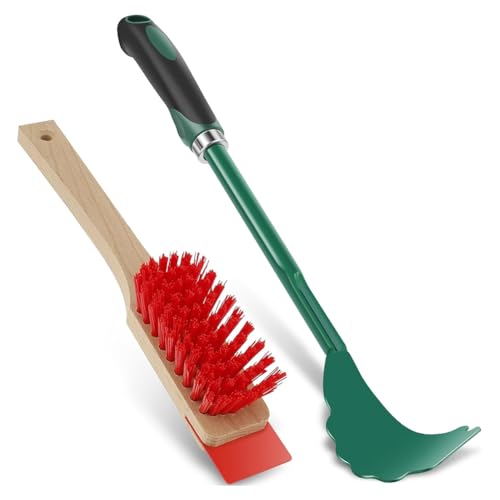 Joselin Mäherdeck Stiff Bristle Brush With, Rasenmäher-Wartungsdeck für die Gartenpflege von Joselin