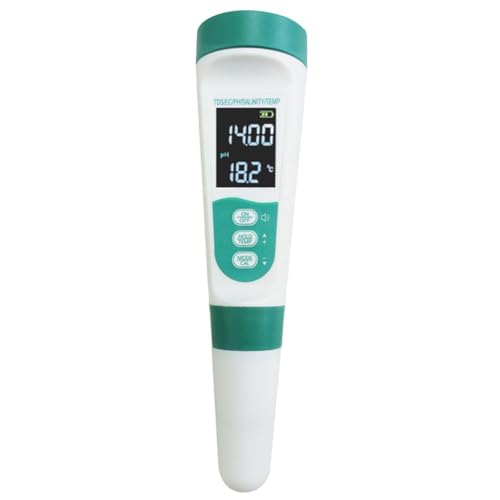 Joselin Teststift für Wasserqualität, PH-Messgerät, Detektor, TDS-Salzgehaltsmessgerät, Sprachmodell, EC-Säure-Multiparameter-Wasserqualitätstester von Joselin