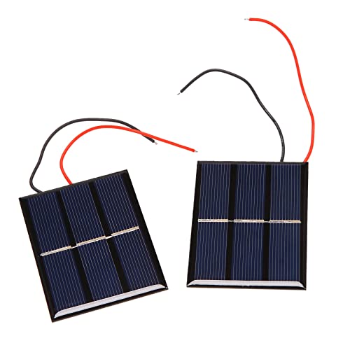 Josenidny 2 Stück 1,5V 400Ma 80x60Mm Mini Solarzellen für Sonnenkollektoren DIY Projekte Spielzeug Ladegerät Josenidny 2 Stück 1,5V 400Ma 80x60Mm Mini Solarzellen für Sonnenkollektoren DIY Projekte Spielzeug Ladegerät von Josenidny