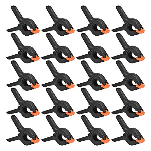 Josenidny 20 Stück Greifer, Nylon-Federklammern, spurlos für Holzarbeiten, Fotostudios von Josenidny