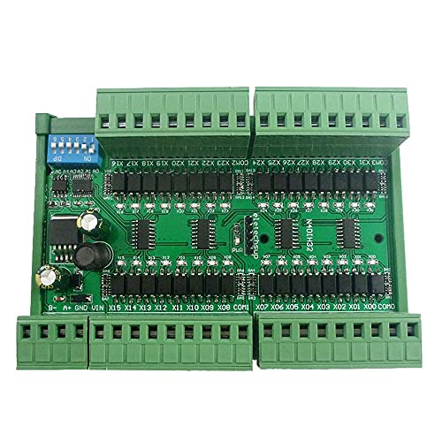 Josenidny 32-Kanal Isolierter Digital Eingang RS485 Modbus Rtu Controller DC 12V 24V Schalter Mengener Fassung Platine (Mit GehäUse) von Josenidny