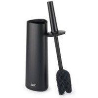 Bürste de advanced bathroom Joseph Joseph Flex 360 mit mattschwarzem Finish, flexiblem Kopf de triple action, langlebigen Borsten, elegantem Ständer. von Joseph Joseph