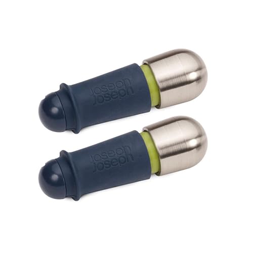 Joseph Joseph BarWise Twist-Lock Weinstopfen, luftdicht wiederverwendbare Flaschenstopfen, 2er Set Joseph Joseph BarWise Twist-Lock Weinstopfen, luftdicht wiederverwendbare Flaschenstopfen, 2er Set von Joseph Joseph