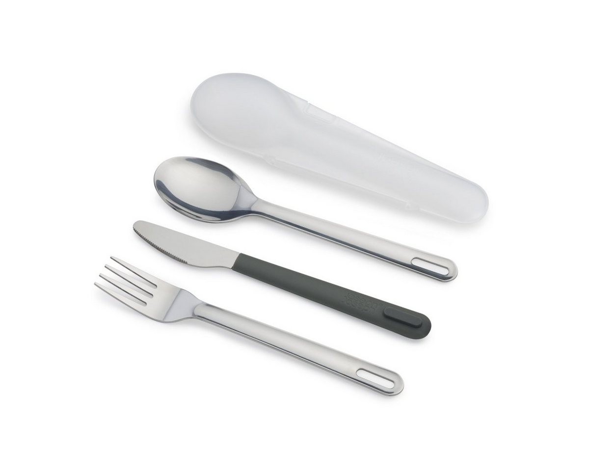 Joseph Joseph Besteck-Set Reisebesteck Set GoEat anthrazit, Edelstahl, Kunststoff, Besteck-Set von Joseph Joseph