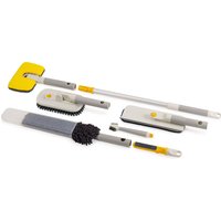 Joseph Joseph - CleanTech Reinigungsset mit Verlängerungsstange, stone (5-tlg.) von Joseph Joseph