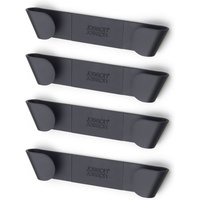 Joseph Joseph - CupboardStore Topfdeckel-Halterung, dunkelgrau (4er-Set) von Joseph Joseph