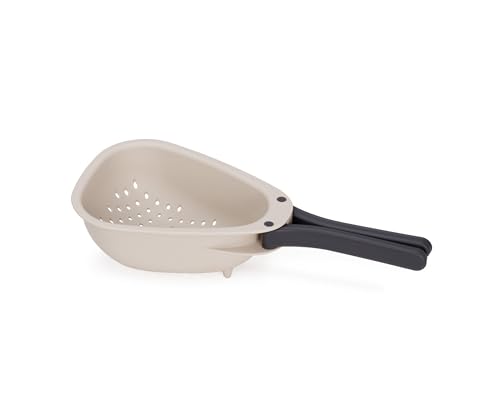 Joseph Joseph Droplet Mini-Sieb mit Klappbare Griffe, Küchensieb für kleine Gemüse, Obst & Beeren, platzsparend, Stone von Joseph Joseph