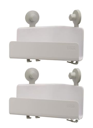 Joseph Joseph EasyStore Self-Draining Corner Shower Caddy 2-pack- White von Joseph Joseph