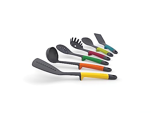 Joseph Joseph Elevate 6-teiliges Utensilienset, Nylonköpfe hitzebeständig bis 200 Grad, Multi-Colour von Joseph Joseph