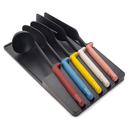 Joseph Joseph Elevate Utensilien in der Schublade Küchenhelfer-Set, 5-teilig inklusive Löffel, Pfannenwender, Schöpfkelle, mehrfarbig von Joseph Joseph