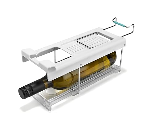 Joseph Joseph FridgeStore Faltbarer Flaschen- & Weinhalter für Kühlschrankböden, Platzsparend, passend für 26–38 cm Tiefe von Joseph Joseph