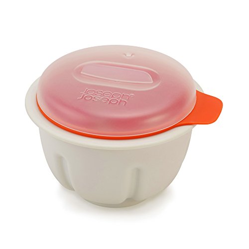 Joseph Joseph M-Cuisine Mikrowellen-Eier-Pochierer, steinfarben/orange von Joseph Joseph