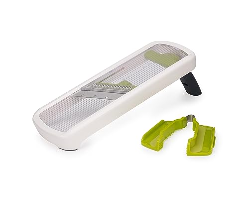 Joseph Joseph Multi-Grip Küchen Mandoline, Verstellbar Frucht Gemüseschneider und zwiebelschneider, 3-Scheiben und 2-Julienne Stärke, mit Präzisionsgriff, Weiß Joseph Joseph Multi-Grip Küchen Mandoline, Verstellbar Frucht Gemüseschneider und zwiebelschneider, 3-Scheiben und 2-Julienne Stärke, mit Präzisionsgriff, Weiß von Joseph Joseph