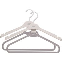 Joseph Joseph - Orderly Kleiderbügel, zweilagig, ecru (2er-Set) von Joseph Joseph