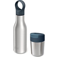 Joseph Joseph - Refill Reuse Repeat Set, Reisebecher und Trinkflasche, anthrazit von Joseph Joseph
