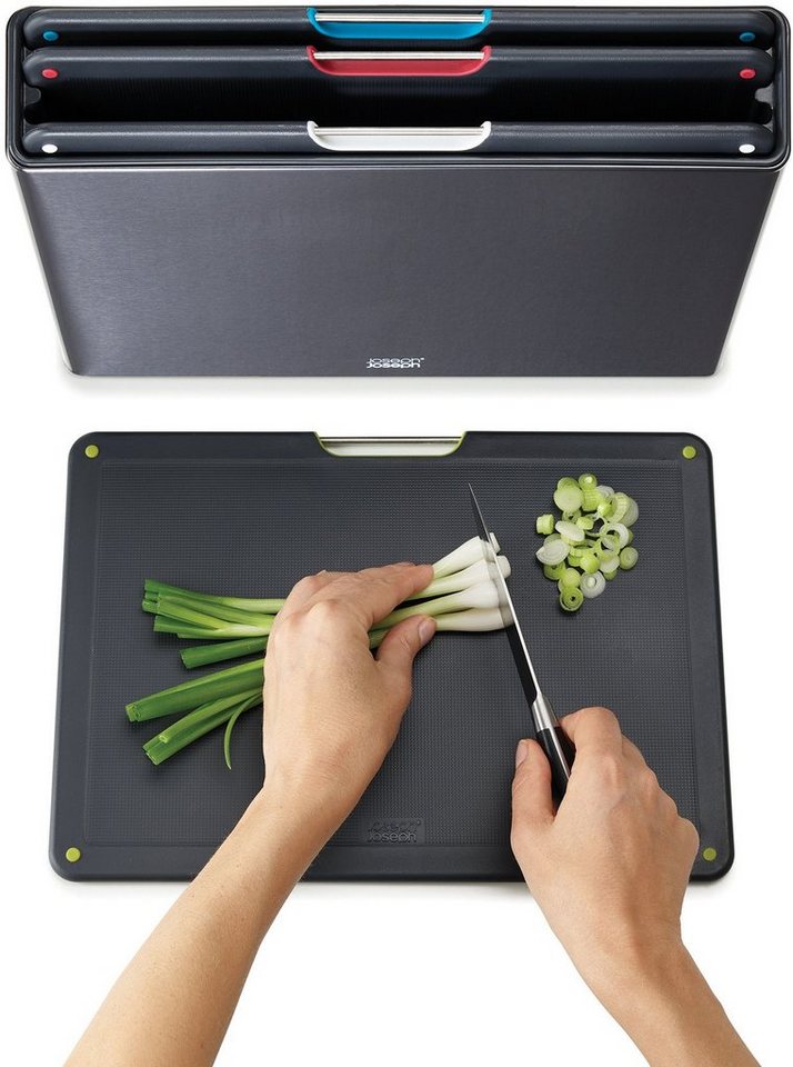 Joseph Joseph Schneidebrett Folio, Polypropylen, (Set, 4-St), mit Aufsteller von Joseph Joseph