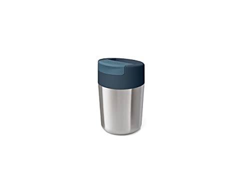 Joseph Joseph Sipp Isolierbecher aus Edelstahl, auslaufsicher und wiederverwendbar, Thermobecher für Kaffee & Tee – 340 ml, Anthrazit, Rostfreier Stahl von Joseph Joseph