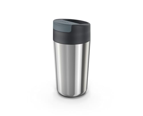 Joseph Joseph Sipp Reisebecher, Hygienischer, auslaufsicherer wiederverwendbarer Becher, Kaffee & Tee Isolierter Becher mit Deckel - 454 ml (16 fl. oz) - Stahl Joseph Joseph Sipp Reisebecher, Hygienischer, auslaufsicherer wiederverwendbarer Becher, Kaffee & Tee Isolierter Becher mit Deckel - 454 ml (16 fl. oz) - Stahl von Joseph Joseph
