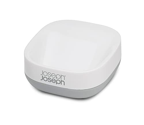 Joseph Joseph Slim - Kompakte Seifenschale - weiß/grau, 3,6 x 7,1 x 8,4 cm von Joseph Joseph