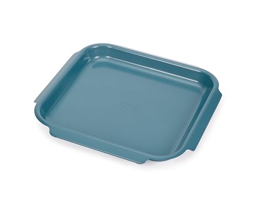 Joseph Nest Bake Mittel Antihaft-Backblech, Karbonstahl, Leichtziehbare Griffe, Stapelbar, Platzsparendes Design von Joseph Joseph