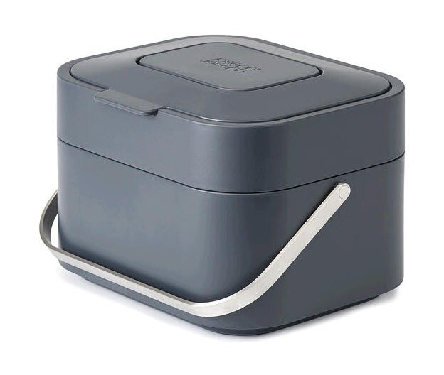 Mülleimer 4l Stack graphit von Joseph Joseph