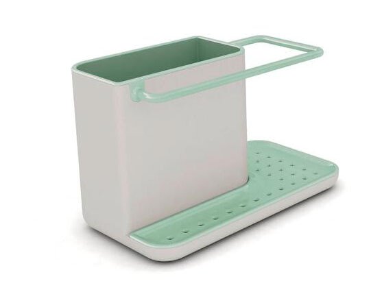 Spülenorganizer 19x13 cm Caddy Light Stone Sage von Joseph Joseph
