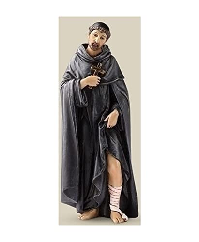 Joseph's Studio St. Saint Peregrine Statue Schutzpatron des Krebses Beschützer handbemalt christlich 15,2 cm von Joseph's Studio