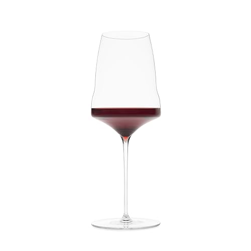 Josephinenhütte® JOSEPHINE N°2 Weingläser [DAS GLAS FÜR GENIESSER] - handgefertigt & mundgeblasen - 2er Set für mittelschweren Weiß-, Rosé- und Rotwein - funktionales Design für intensives Aroma von Josephinenhütte
