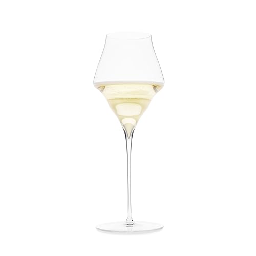 Josephinenhütte® JOSEPHINE N°4 Champagnergläser [DAS GLAS FÜR GENIESSER] - handgefertigt & mundgeblasen - 2er Set für Champagner - funktionales Design für intensives Aroma von Josephinenhütte