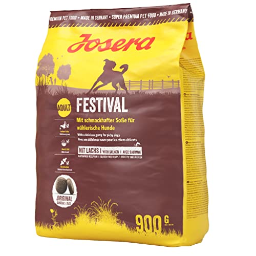JOSERA Festival (5 x 900 g) | Hundefutter mit leckerem Soßenmantel | Super Premium Trockenfutter für ausgewachsene Hunde | 5er Pack von Josera