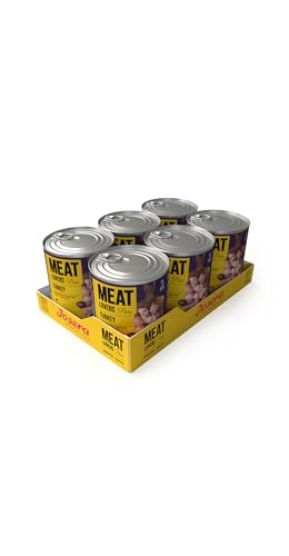 JOSERA Meat Lovers Pure Turkey (6 x 800 g) | Adult | Premium Nassfutter für ausgewachsene Hunde | extra viel Putenfleisch (68%) | Monoprotein | getreidefrei | Hundefutter nass | 6er Pack JOSERA Meat Lovers Pure Turkey (6 x 800 g) | Adult | Premium Nassfutter für ausgewachsene Hunde | extra viel Putenfleisch (68%) | Monoprotein | getreidefrei | Hundefutter nass | 6er Pack von Josera