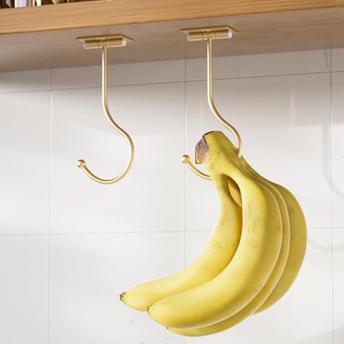 Bananenhaken unter dem Schrank: Bananenhalter, Metall-Bananenaufhänger, selbstklebender Bananenhaken, faltbarer Bananenhaken, zusammenklappbar mit Magneten, wenn nicht in Gebrauch, Bananenständer, Bananenhaken unter dem Schrank: Bananenhalter, Metall-Bananenaufhänger, selbstklebender Bananenhaken, faltbarer Bananenhaken, zusammenklappbar mit Magneten, wenn nicht in Gebrauch, Bananenständer, von Josmimic