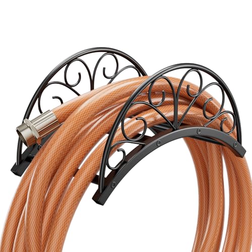 Josmimic Schlauchhalter Gartenschlauch Halterung Gartenschlauchhalter: Schlauchhalter Metall - Schlauchhalter Wand Für Wasserschlauch Verlängerungskabel Vakuumschlauch. von Josmimic