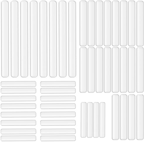 Jostift 48 Stück Elastikpuffer Transparent Möbelstoßstangen, Selbstklebend Silikon Schutzpuffer Möbelpuffer Türklinkenpuffer Wandschutz Gummipuffer für Tür, Schränke, Schubladen, Toilettendeckel Jostift 48 Stück Elastikpuffer Transparent Möbelstoßstangen, Selbstklebend Silikon Schutzpuffer Möbelpuffer Türklinkenpuffer Wandschutz Gummipuffer für Tür, Schränke, Schubladen, Toilettendeckel von Jostift