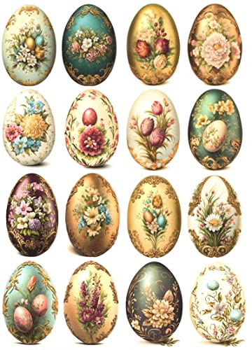 Josys Bastelmärchen Reispapier A4 Strohseide Decoupage Ostern goldene Ostereier Blumen RE1959 Josys Bastelmärchen Reispapier A4 Strohseide Decoupage Ostern goldene Ostereier Blumen RE1959 von Josys Bastelmärchen