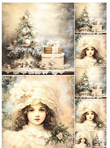 Josys Bastelmärchen Reispapier A4 Strohseide Weihnachten Spitze Vintage Geschenke Kind Baum RE4589 Josys Bastelmärchen Reispapier A4 Strohseide Weihnachten Spitze Vintage Geschenke Kind Baum RE4589 von Josys Bastelmärchen