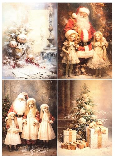 Josys Bastelmärchen Reispapier A4 Strohseide Weihnachten Vintage Nikolaus Kind Kugeln Baum RE4596 Josys Bastelmärchen Reispapier A4 Strohseide Weihnachten Vintage Nikolaus Kind Kugeln Baum RE4596 von Josys Bastelmärchen