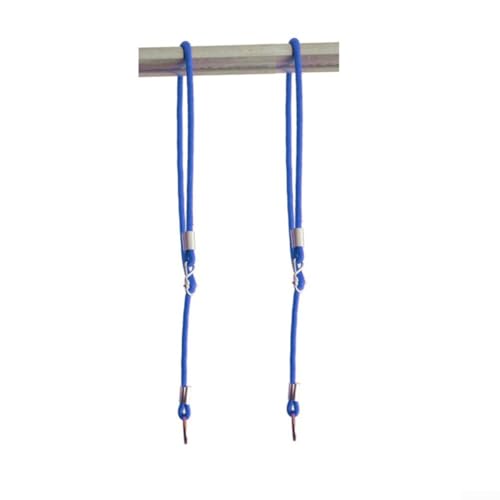2 robuste Schaukelseile für den Außenbereich, verstellbare Länge von 110 bis 180 cm, für alle Ihre Schaukelbedürfnisse (blau) von Jotekonoby