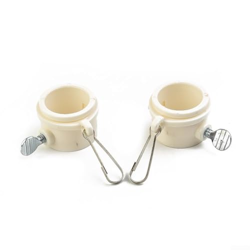 2 x drehbare Fahnenmast-Clips für 2,5 cm Durchmesser, ideal für Zuhause, Schule und Außenbereich von Jotekonoby